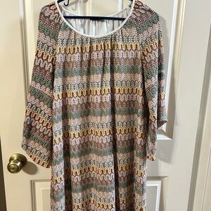 Tacera Earthy Tones Women's Tunic